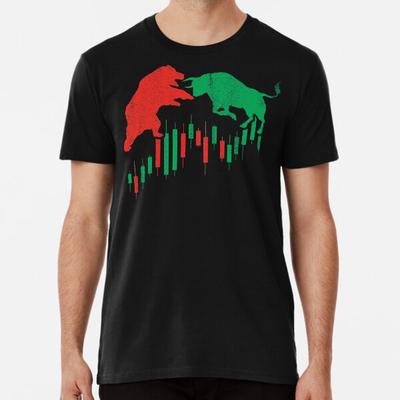 Day Trader Bull Bear Stock Investor Investin S To 5XL Made In the AU/USA T-Shirt