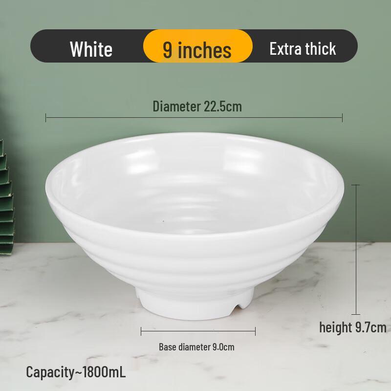 Heat-Resistant Melamine Ramen & Soup Bowl