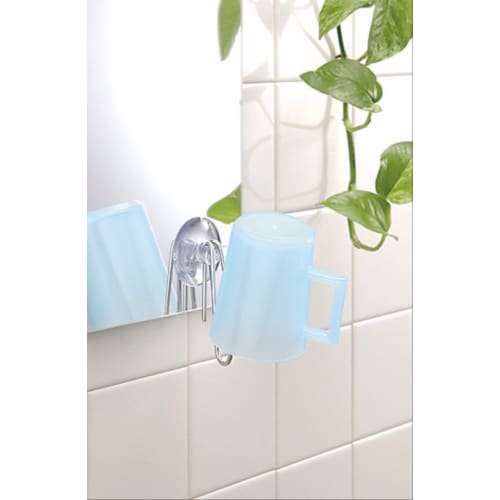 Takagi WATER AREA 2 18-8 Stainless Steel Cup Hanger with Suction Cups