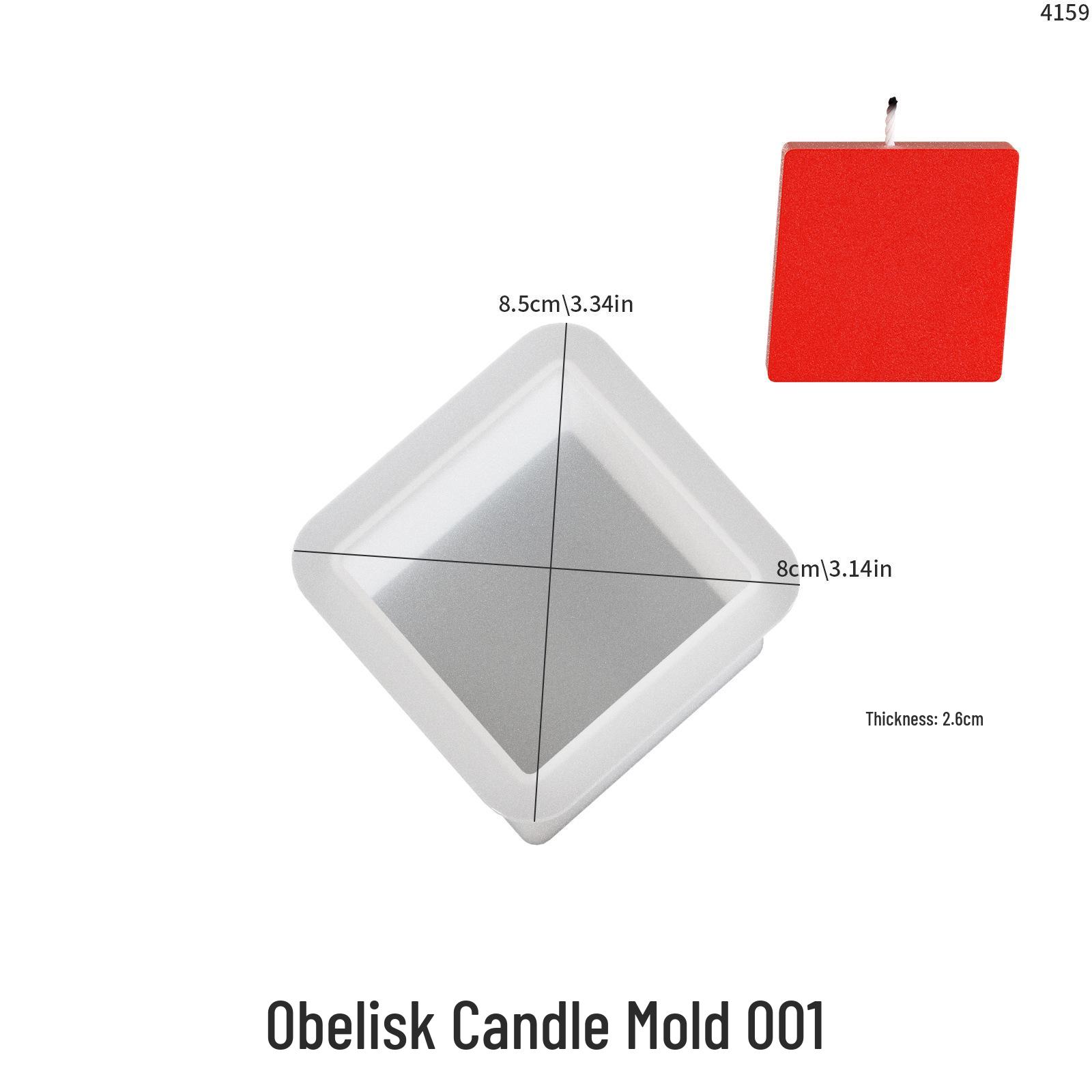 DIY Silicone Mold for Resin and Plaster: Red Heart, Square Heart, Plum Blossom, and Poker Candle Ornament Decorations.