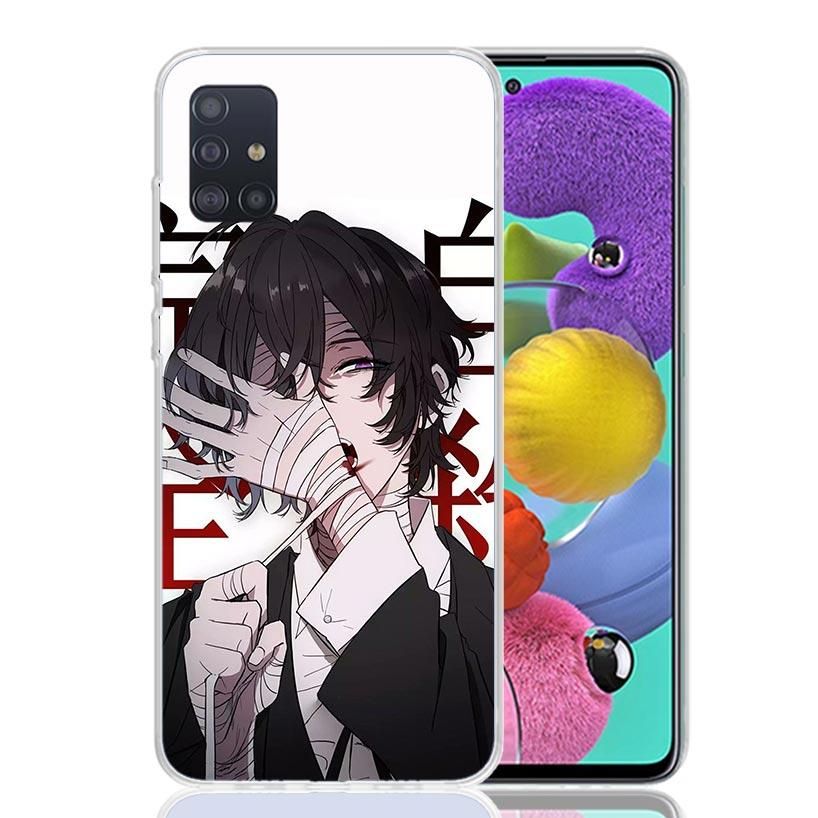 Bungo Stray Dogs Dazai Phone Case For Samsung Galaxy A52 A32 A22 A12 A02S A50S A30S A51 A31 AA71 Note 20 Ultra 10 S10 Plus Galax