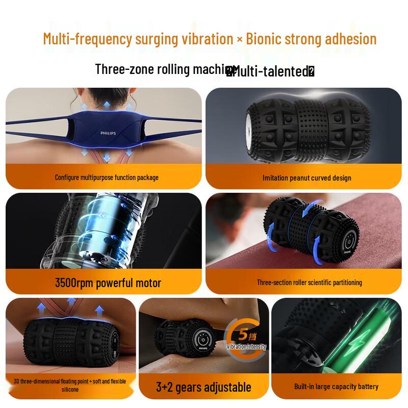 Philips PPM3601G Muscle Fascia Massage Roller