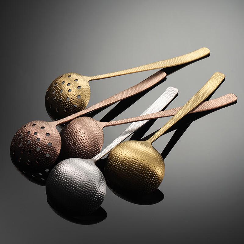 Qianxing Japanese Hammered Stainless Steel Ladle Set