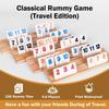 106 Delen Draagbare Koffer Rummy Kubus Spel 106 Stenen Rummy Stenen Klassiek Bordspel Spel voor Meerdere Spelers