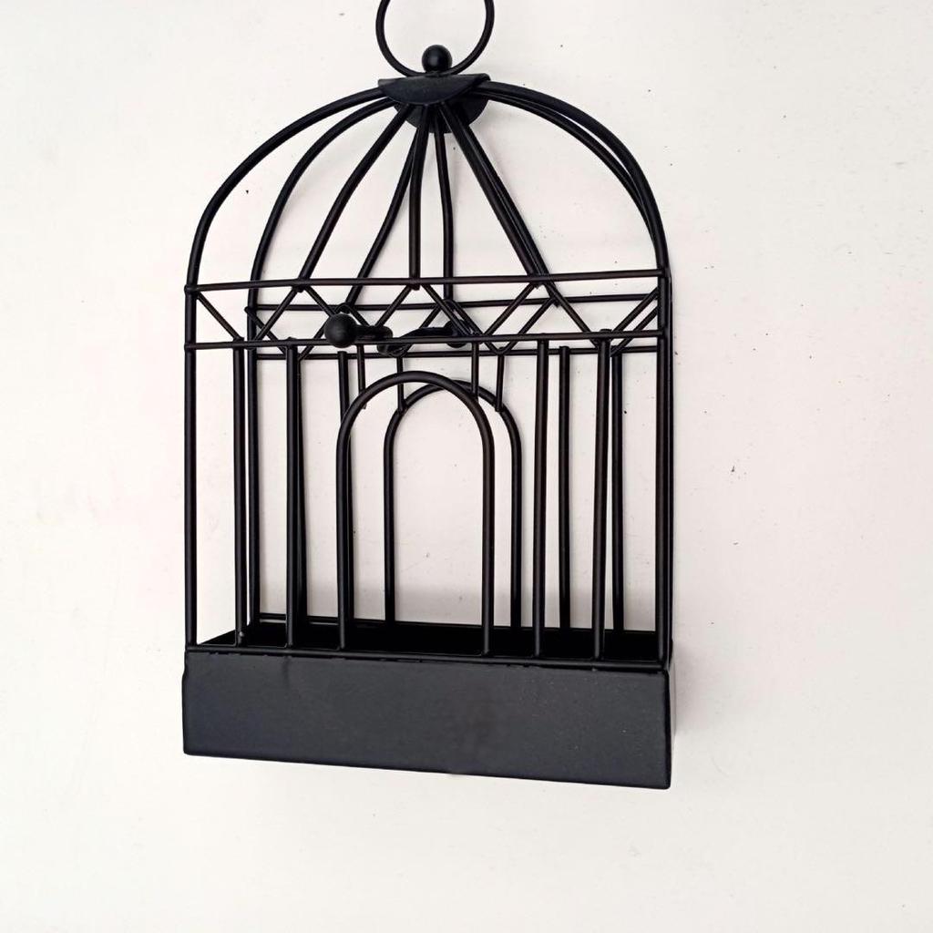 European Style Golden Wrought Iron Birdcage Mosquito Coil Holder - Creative Windproof Retro Design