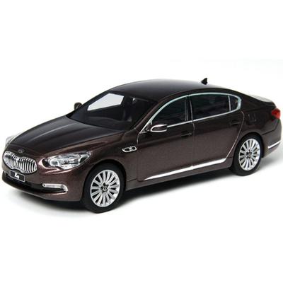 Zigmarie 1:32 Kosap Kia K9 3.8 GDI Modello di Auto in Metallo pressofuso, Marrone
