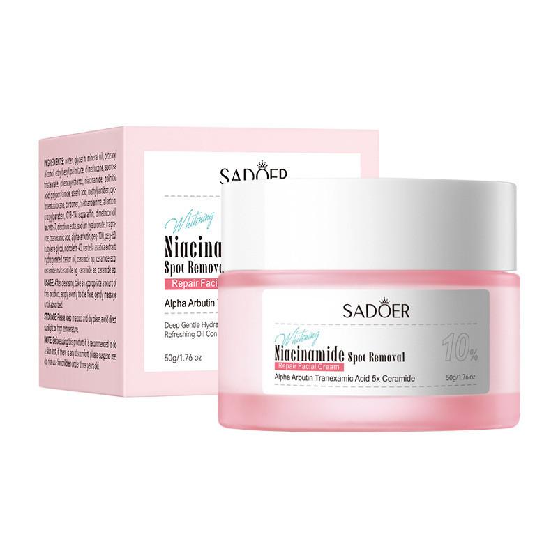 

Sadoer Nourishing Niacinamide Brightening Cream For Even Skin Tone 50g