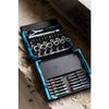 HAZET Bit Ratchet Set 50 Pieces Hazet Blue Drive Angle 6.35mm (1/4") [Regular Japanese Import Product] 2200SC-2