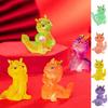 Cartoon Transparent Resin Dragon Ornaments Small Auspicious Dragons Dragon Figurine  Home