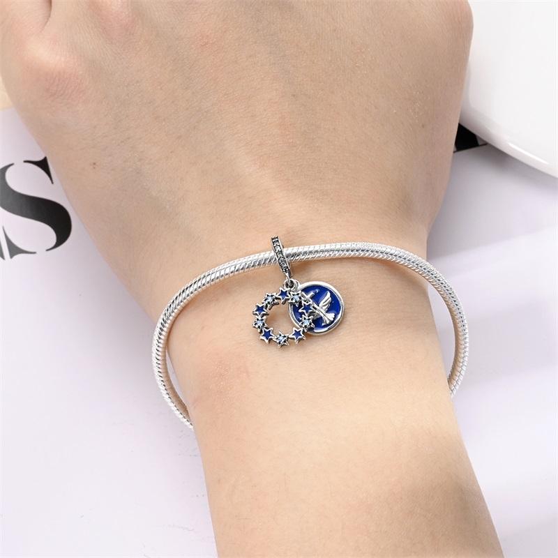 Charms Plata  Dove Of Peace Beads Fit Original  Bracelets Charms For Women Jewelry Diy Making Gifts