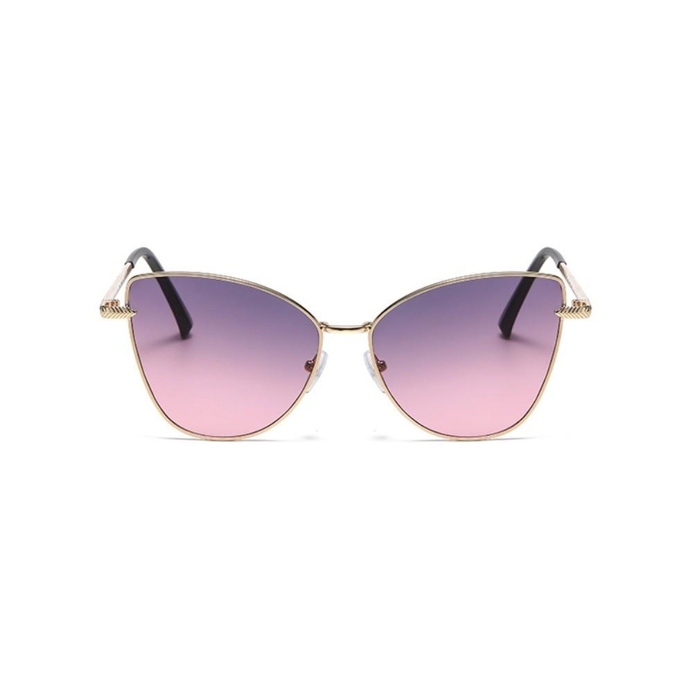 Multicolor Cat Eye Sunglasses Zinc Zinc Alloy Frame Big Frame Sun Glasses Vintage UV400 Eyewear  Selfie