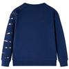 Sweatshirt pour enfants bleu marine 92/104/116/128/140