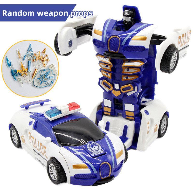 Educational 2in1 Deformation Car Toy No Battery Needed