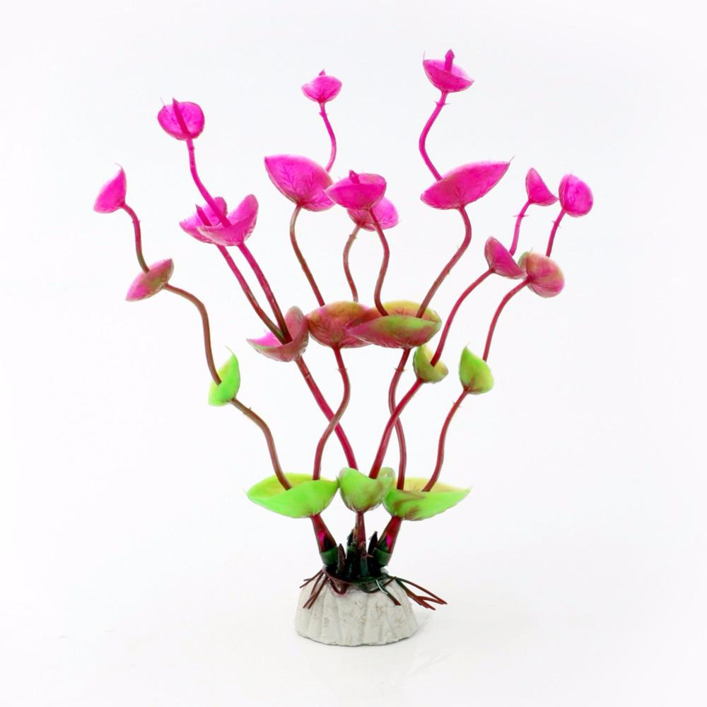 

Искусственные водоросли для аквариума винный/красный