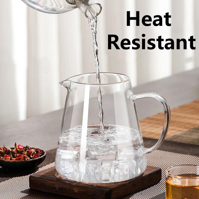 750ML Glass Teapot with Strainer Infuser Heat Resistant Thickened Glass KettleKung Fu Tea Puer Set High Quality Oolong Tea Pot