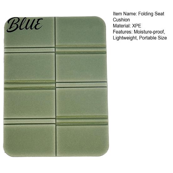Outdoor Seating Mat Insulation Camping Waterproof Sitting Cushion Portable Folding Seat Lightweight Travel Hiking Backpacking