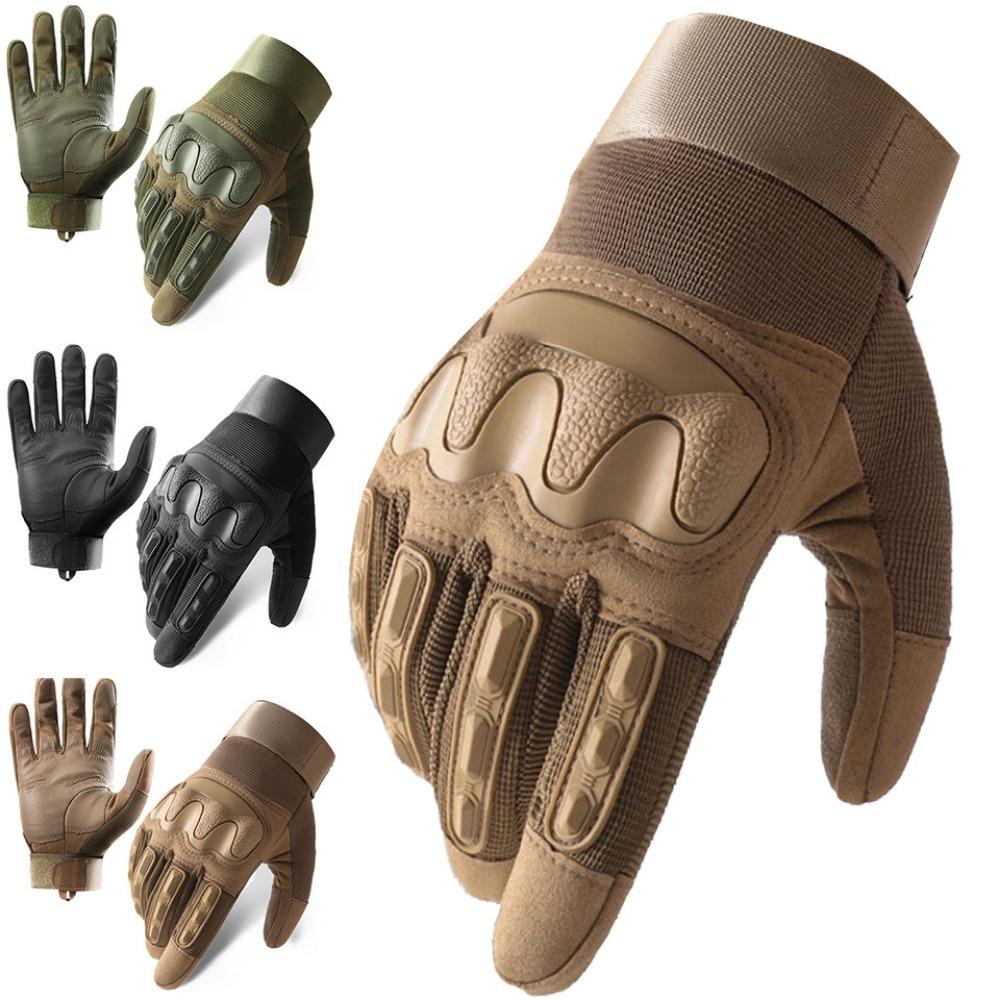 

Tactical Gloves Men s Outdoor Cycling Sports Mountaineering Full Finger Training Fitness Hard Shell Bare Finger Motorcycle XL пісочний
