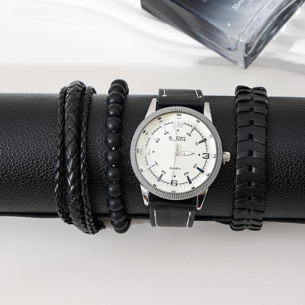 Set Regalo Transfrontaliero da Uomo: Cintura, Portafoglio, Occhiali da Sole, Orologio, Penna - Edizione San Valentino & Natale