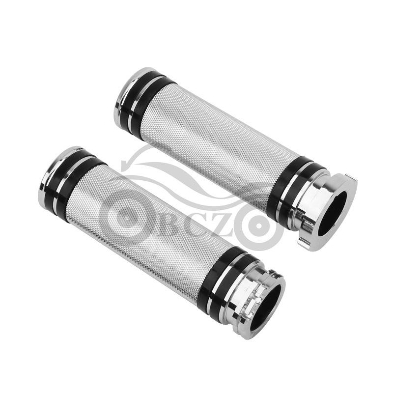 Harley XL883/XL1200/48 Retro CNC Motorcycle Handlebar Grips 25mm