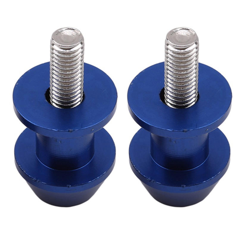 2pcs 8mm Aluminum Motorcycle Stand Swingarm Spools Slider Stand Screw Swingarm Motorcycle Accessory