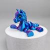 New Multi-joint Movable 3D Printed Horse Animals Mini Cute Relief Sensory Toy Funny Home Accessories Kids Gift Desktop Ornament