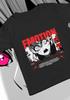 Anime Emotion T-Shirt,japanese Manga Graphic Tee,red and Black Streetwear Shirt,otaku Gift,aesthetic Unisex Anime Tee