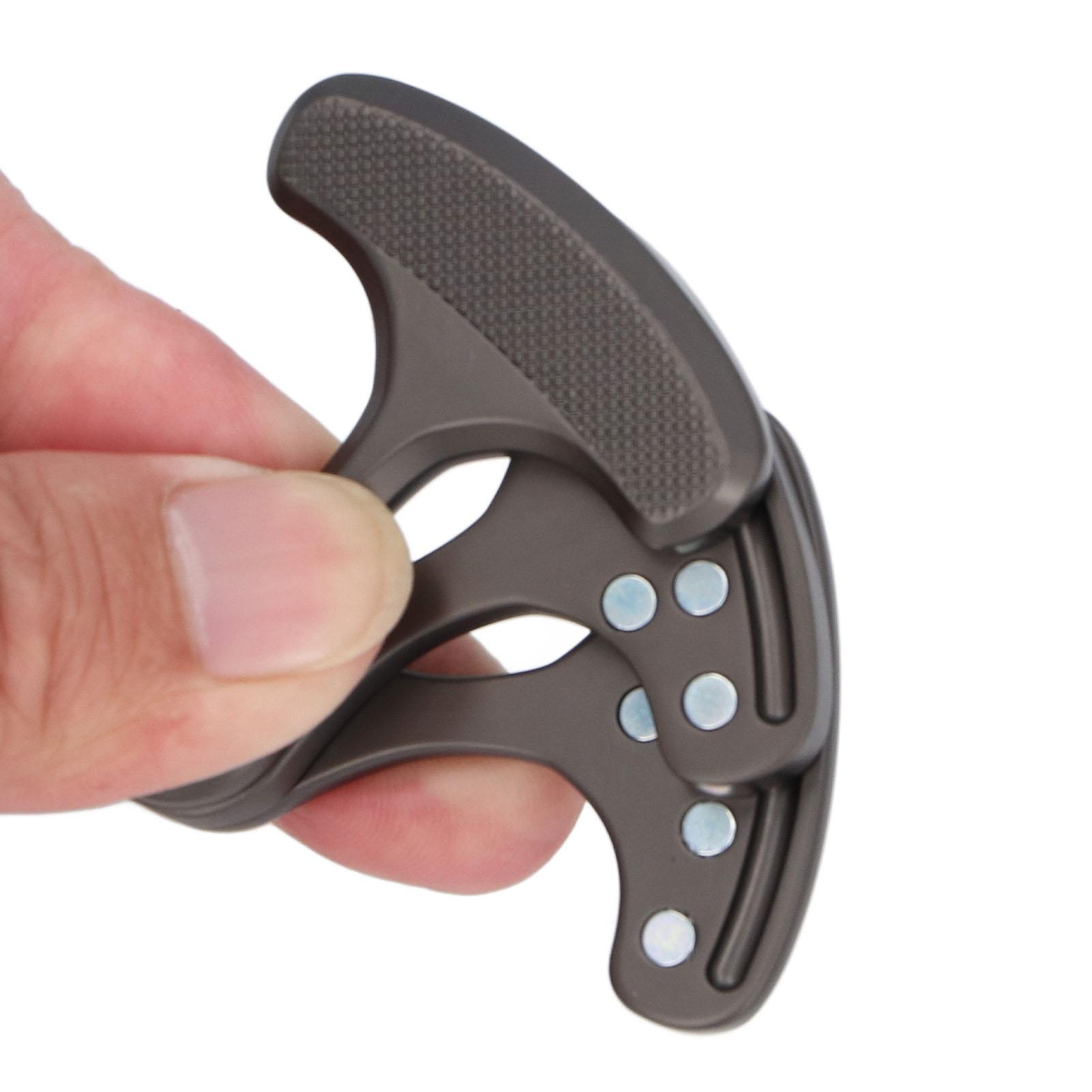 

3 Layer Magnetic Push Card Clicker Stress Relief Concentration Toy Mechanical Casual Metal Adult Hand Toy for ADHD ADD