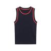 Autumn 2025 European American Casual Color Block Knit T-shirt