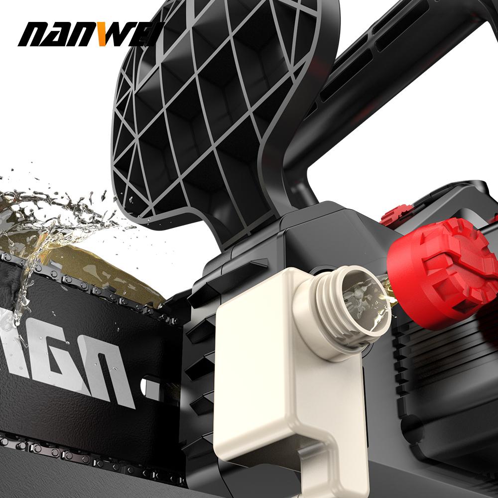 NANWEI 12-inch electric chain saw with 2000W brushless motor