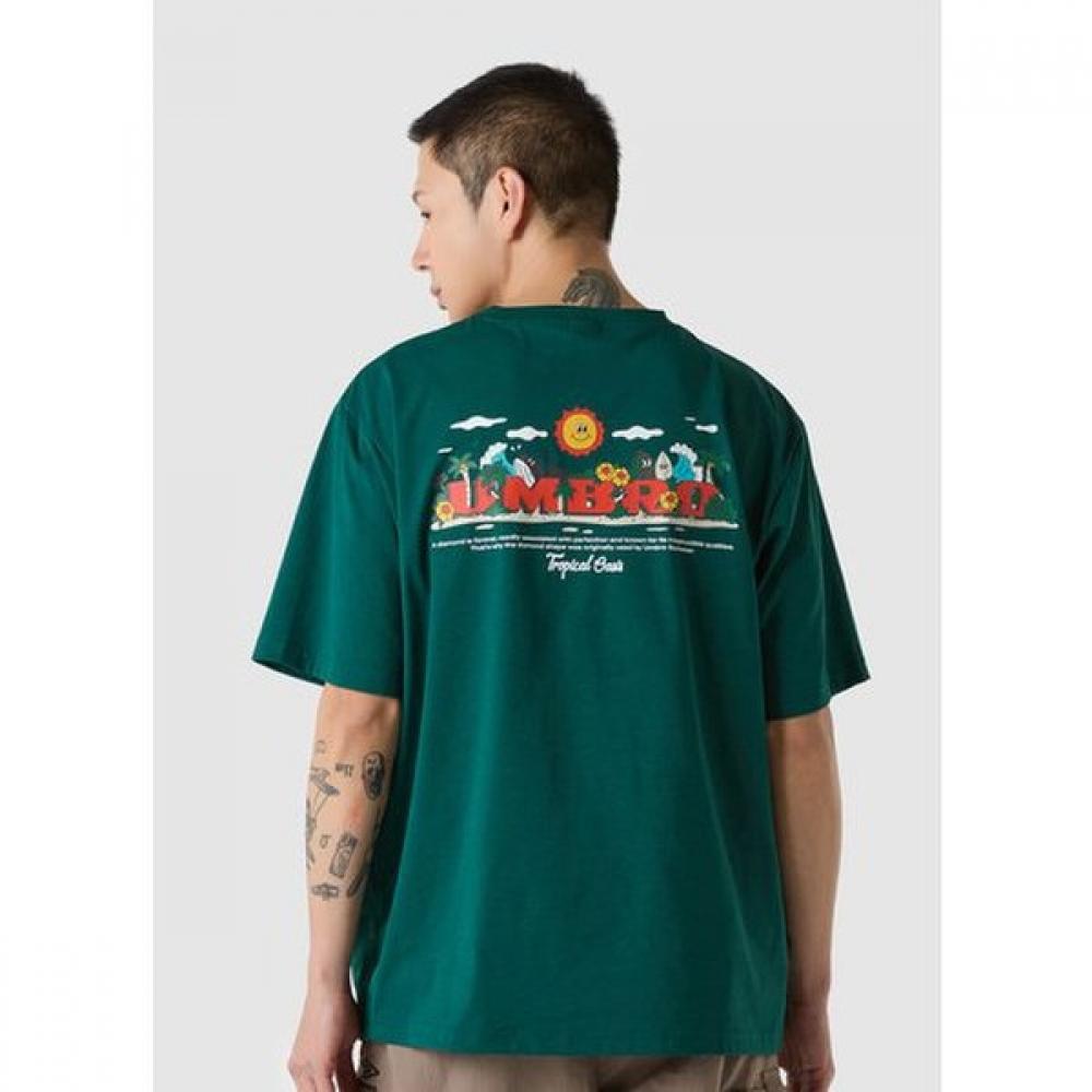 Umbro [25Th S S] Tropical oaSiS LeTTering freSh T ShirT uq223crS55