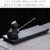 Harujio Incense Stylish Incense Incense Incense Slanted Cat Stylish Incense Popular Interior Item Holder, Burner, Holder, Plate, Black, Bear, Design,