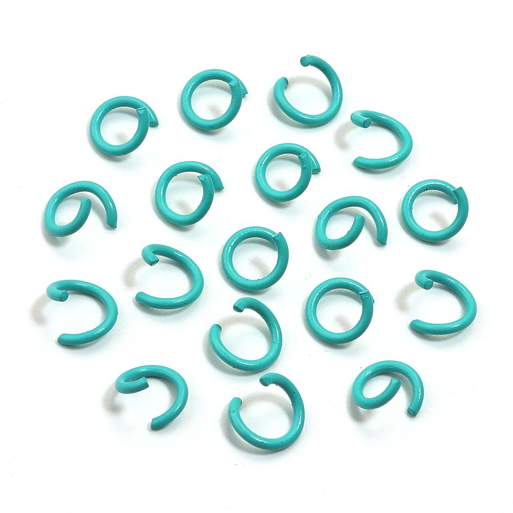 

200pcs/lot 1.2x8mm Metal Colorful Open Jump Rings Split Rings Single Ring Connectors For DIY Keychain Bracelet Jewelry Accessory озеро синий