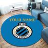Club Brugge Kv Crest Custom Name Round Area Rug Carpet Rug For Living Room Bedroom Sofa Playroom Decor Nonslip Floor Mat
