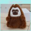 Uroczy Biało-twarzowy Kapucynka Pluszowa Zabawka Breloczek Miękki Przytulny Ozdoba do Torebki