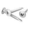 410 Stainless Steel Phillips Round Head Self-Drilling Tap Screw with Washer.
