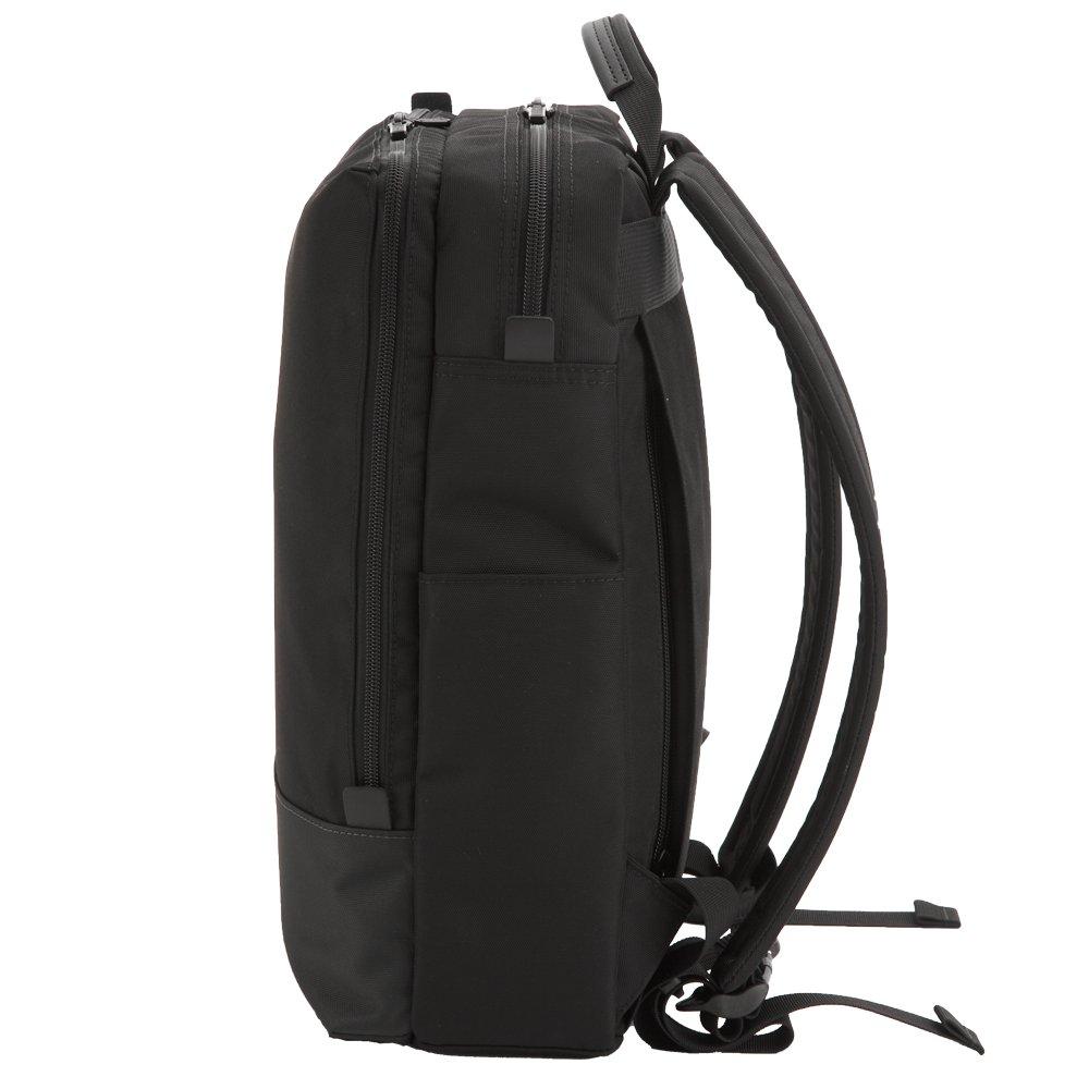 7016BK Gut organisierter City-Rucksack Unisex [Manhattan Passage] (Schwarz)