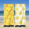 Cartoon Dun D-Dun C-Huhn Handtuch Weich Pool Geschenk für Reise Fitnessstudio Dusche Camping Schnelltrocknend Sport Große Strandtücher