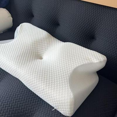 Cross-border Butterfly Memory Foam Neck Support Pillow - Slow-Rebound, Non-Collapsing, Class A for Cervical Spine