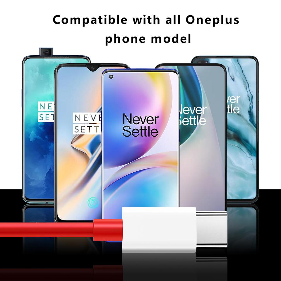 Oneplus Originalkabel 100W Supervooc Dash Warp Charge Typ C Schnellladekabel One Plus 11 5G 10 Pro 10T Nord 2T 9RT 9 8 T 7