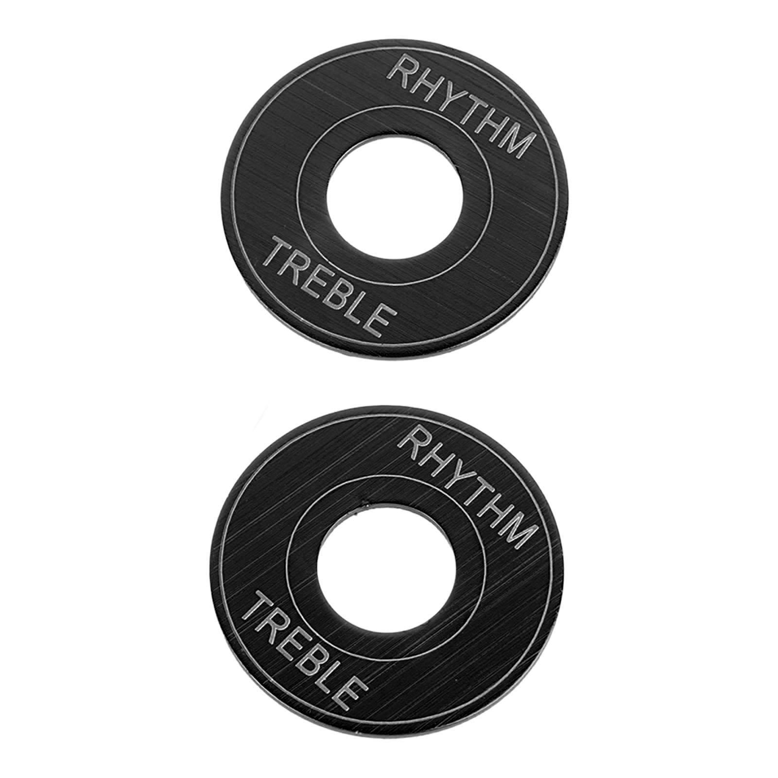 

2 шт. Прокладки переключателя электрогитары, Трехпозиционный тумблер, Индикаторная шайба, Кольцо Rhythm/Treble