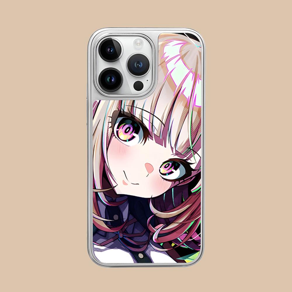 Danganronpa Chiaki Nanami Phone Case for iPhone 17 16 15 14 13 12 11 Air Pro Max Plus Electroplated Silver Cover