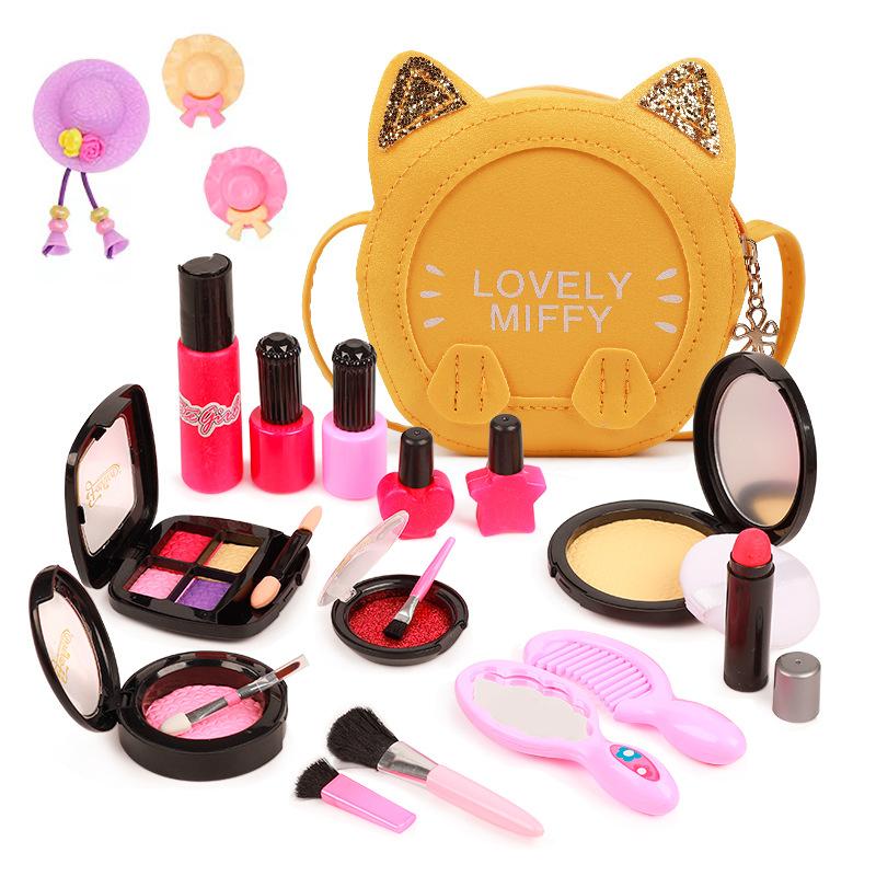 Children'S Cosmetics Girls Dressing Toys Simulation Playing House Princess Makeup Handbag Accessories Set