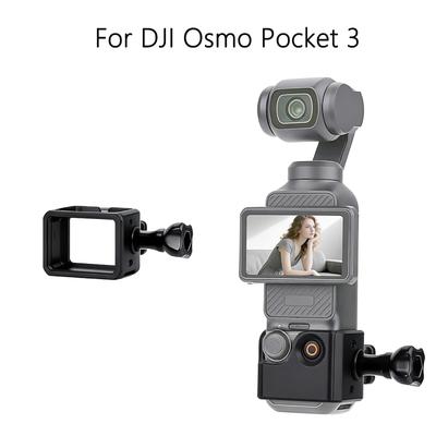 Multifunctional Adapter Frame for DJI Osmo Pocket 1 1 1P 1/1" Thread Mount Compatible with Tripod Action Camera Durable Portable