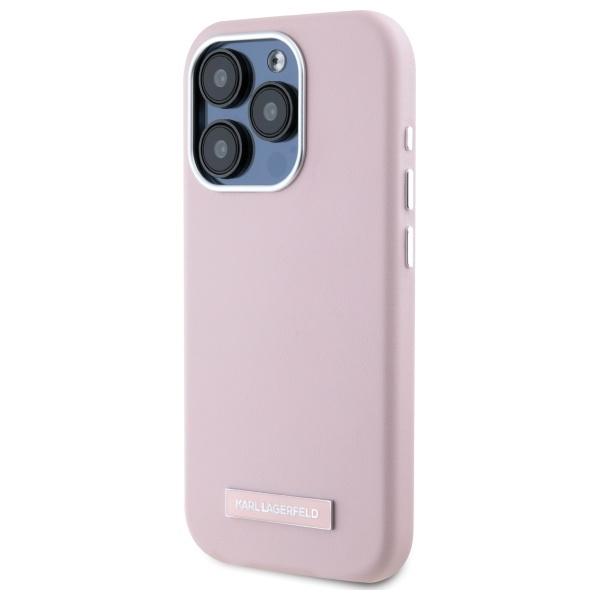 Karl Lagerfeld Klhmp15Xpgmsrpp Iphone 15 Pro Max 6.7 Różowy/Pink Hardcase Fw Metal Plate Magsafe