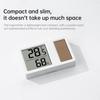 -10~50℃ Solar Elektronisches Digitales Temperatur- und Feuchtigkeitsmessgerät Thermometer Temperaturdetektor 10~95%RH für Innen Büro
