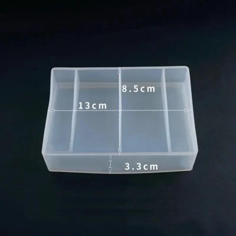 Оптовая продажа 1 шт Новый прозрачный пластиковый органайзер Чехол-контейнер для хранения ювелирных изделий бусин для DIY Форма для фотоальбома Эпоксидная смола 2140₽