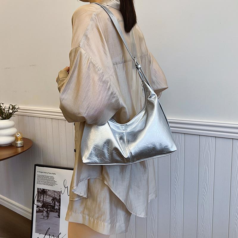 Fashion Korean Version of Commuting Texture Retro Casual Trendy Temperament One-shoulder Crossbody Bag for Women