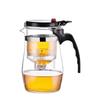 Elegant High-Temperature Resistant Glass Teapot with Lid and Tea Filter for Brewing Floral Teas