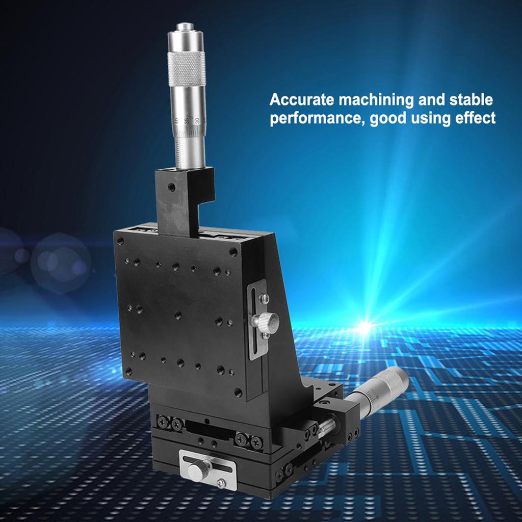 SEMXYZL80 ACR XYZ High Accuracy Lift Linear Motion Manual Stage Fine Tuning Slide Table 80*80mm
