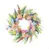 Artificial Flower Garland And Silk Leaves, Decorative Hanging Wreath for The Front Door, Party